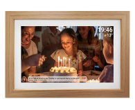 Ramka cyfrowa do zdjęć Denver PFF-1543LW FRAMEO jasne drewno